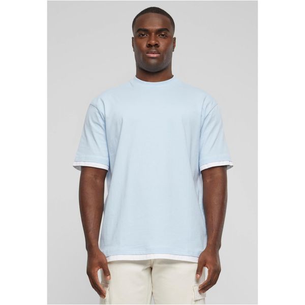 DEF Men's T-shirt DEF Visible Layer - light blue/white