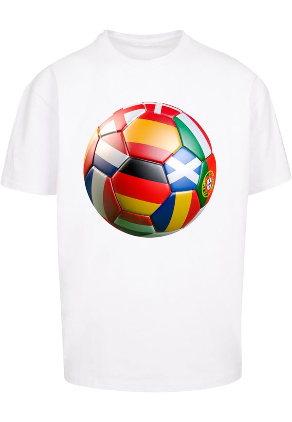 Mister Tee Men's T-shirt Football's coming Home Europe Tour white