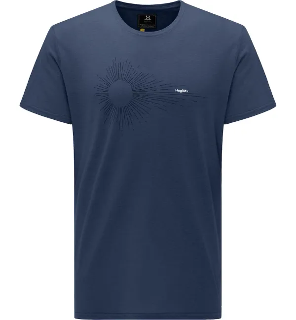 Haglöfs Men's T-shirt Haglöfs Trad Print Blue