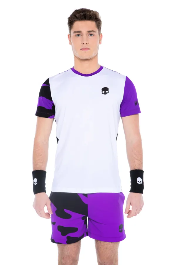 Hydrogen Men's T-shirt Hydrogen Tech Camo Tee White/Purple M