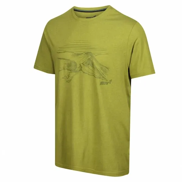 Inov-8 Men's T-shirt Inov-8 Graphic "Helvellyn" Green