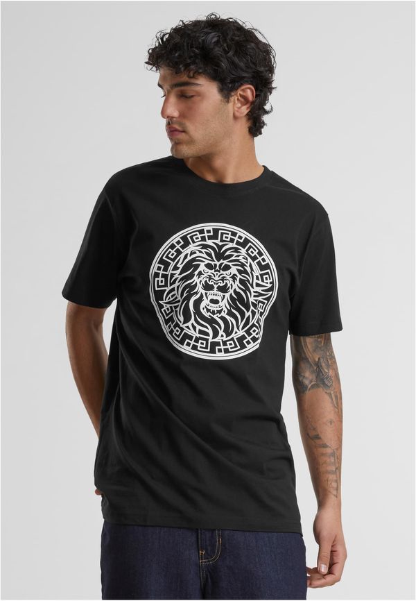 MT Men Men's T-shirt Lion Face - black