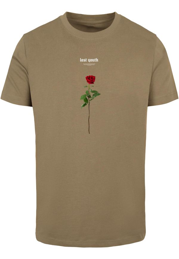 MT Men Men's T-shirt Lost Youth Rose - olive