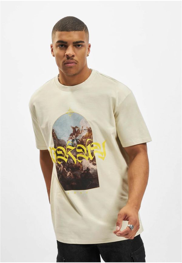 MT Upscale Men's T-shirt Pray Painting Oversize - beige