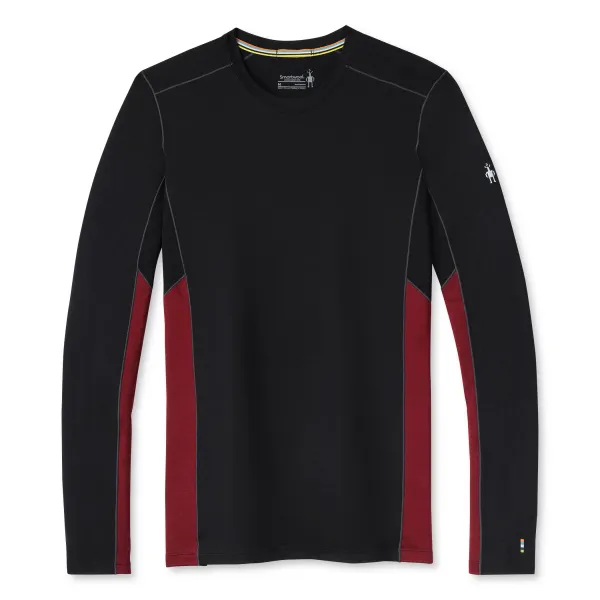 Smartwool Men's T-Shirt Smartwool Merino Sport 150 Long Sleeve Crew Red/Black