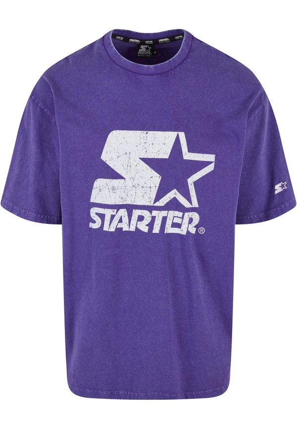 Starter Black Label Men's T-shirt Starter Logo Oversize Acid purple