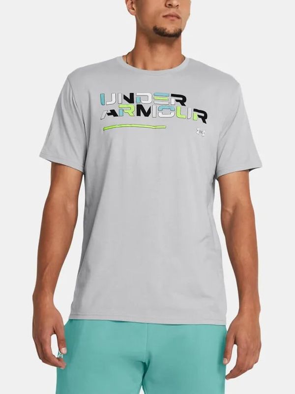 Under Armour Men's T-shirt Under Armour Colorblock Wordmark SS