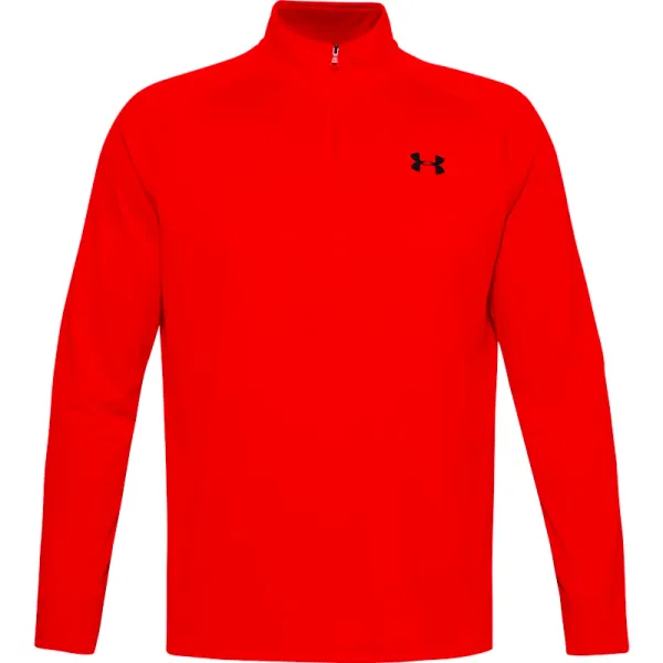 Under Armour Men's T-Shirt Under Armour Tech 2.0 1/2 Zip Dark Red L