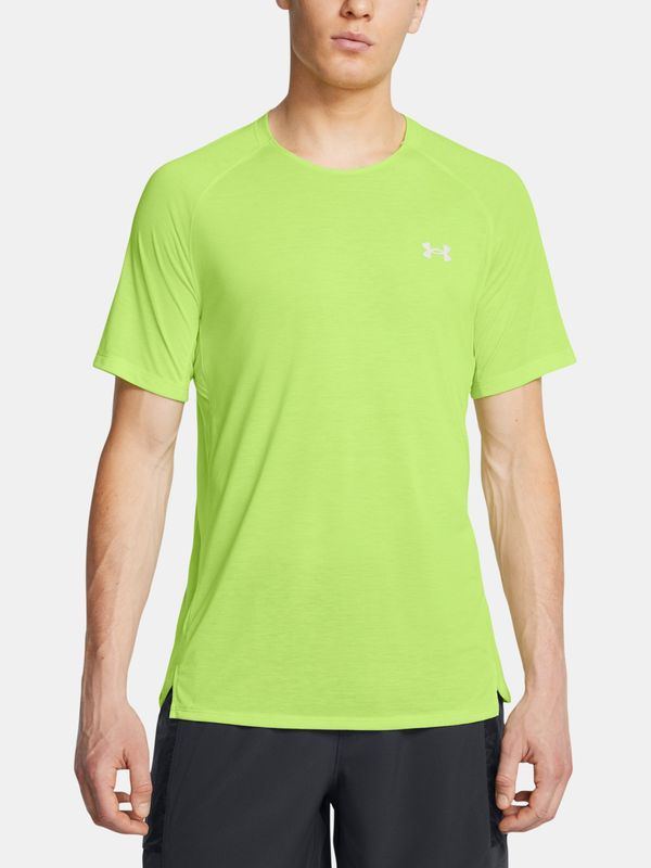 Under Armour Men's T-shirt Under Armour UA TRAIL RUN SHORTSLEEVE-GRN - Men's