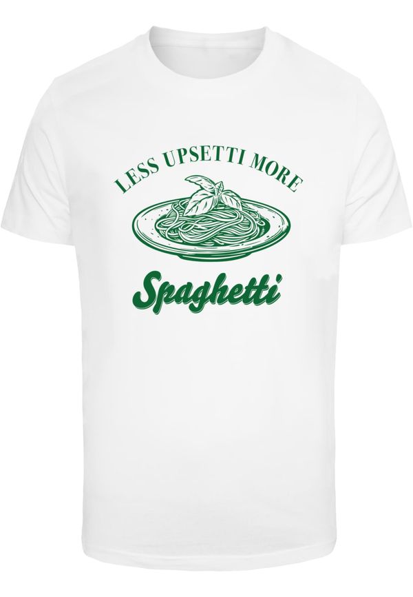 Mister Tee Men's T-shirt Upsetti Spaghetti white