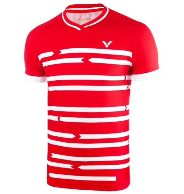 Victor Men's T-shirt Victor Denmark 6628 Red XXL
