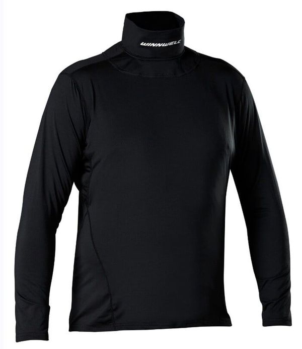 WinnWell Men's T-Shirt WinnWell Base Layer Top W/ Built-In Neck Guard L