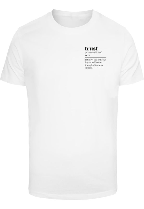 Mister Tee Men's T-shirtTrust Definition white