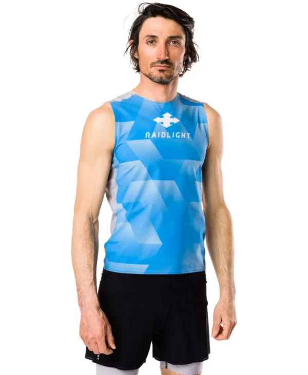 Raidlight Men's Tank Top Raidlight Revolutiv Tank Blue, L