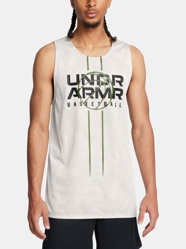 Under Armour Men's tank top Under Armour UA Zone Reversible Jsy-GRN - Men's