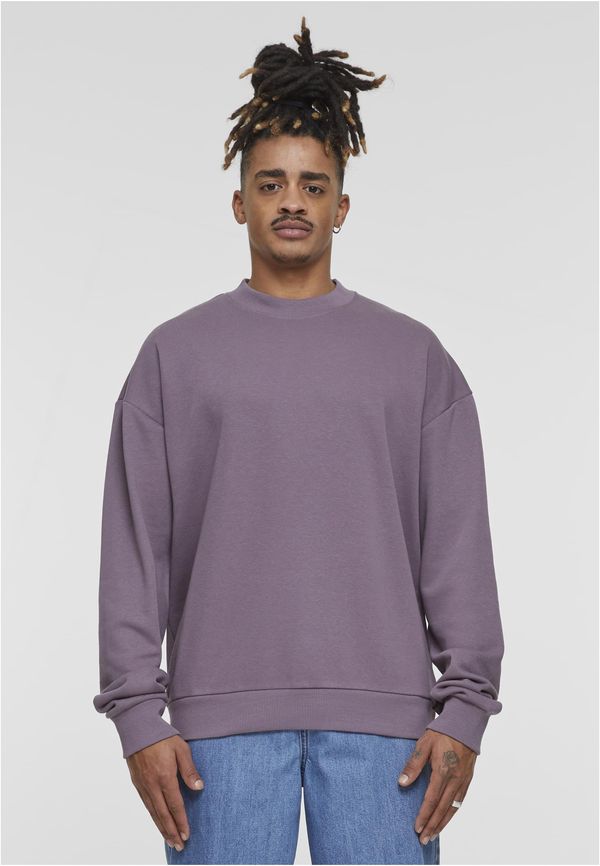 Urban Classics Men's Terry Crew Hoodie Purple