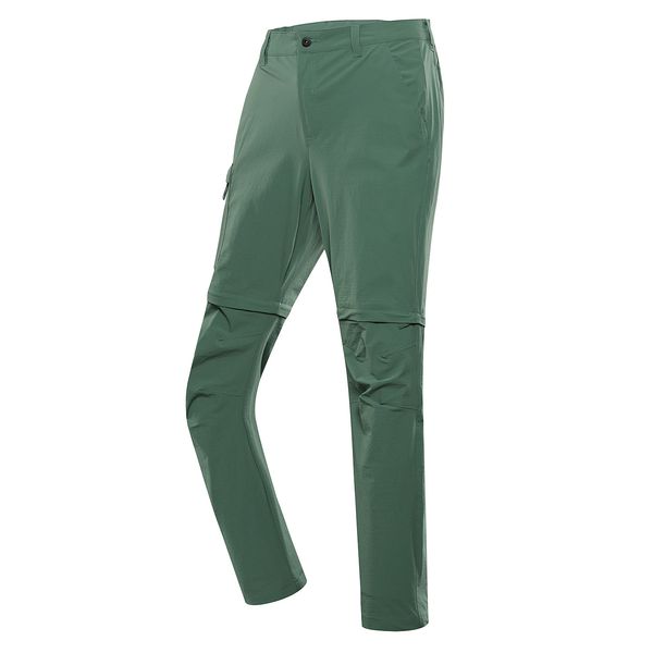 ALPINE PRO Men's trousers with impregnation and detachable legs. ALPINE PRO NESC myrtle