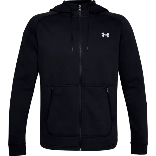 Under Armour Men's Under Armour Charged Cotton Fleece FZ Hoodie black S