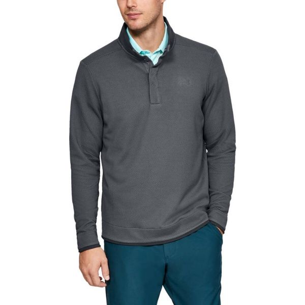 Under Armour Men's Under Armour Sweaterfleece Snap Mock Sweatshirt