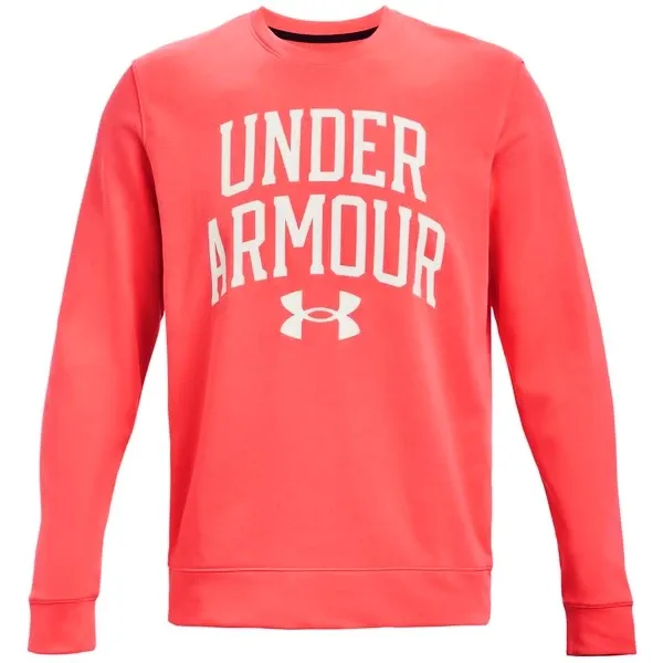Under Armour Men's Under Armour Sweatshirt RIVAL TERRY CREW-RED M