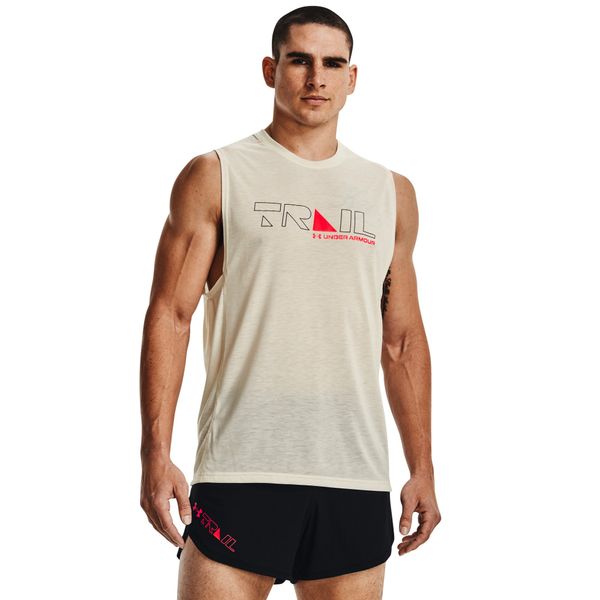 Under Armour Men's Under Armour UA Run Trail Tank Top -BRN XXL