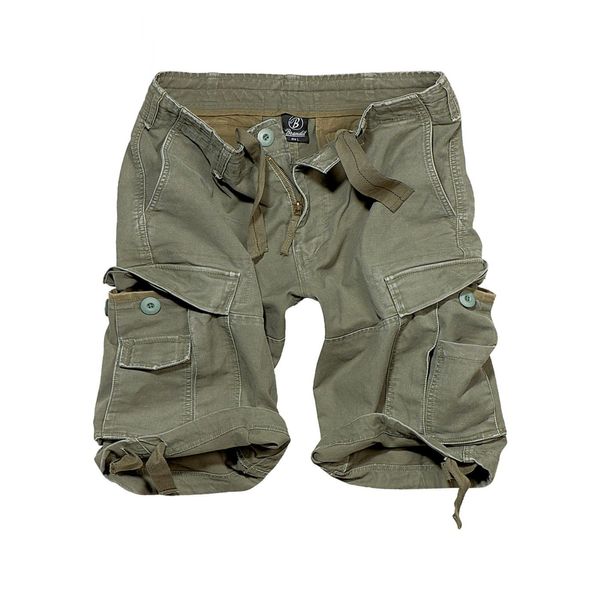 Brandit Men's Vintage Cargo Shorts - Olive