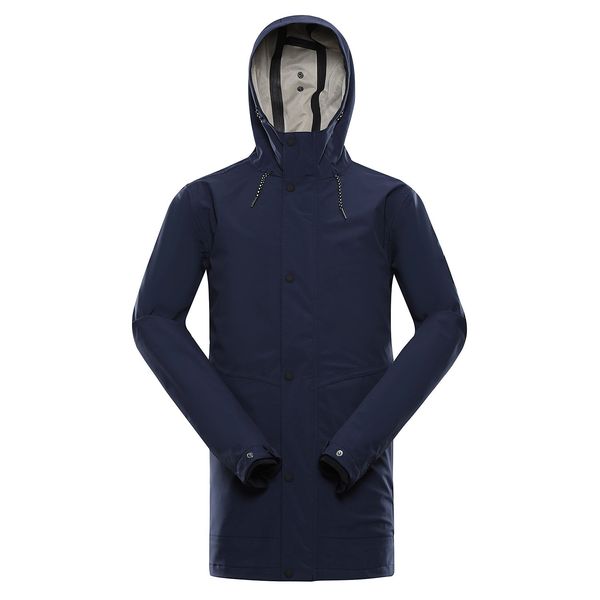 ALPINE PRO Men's waterproof coat with membrane ALPINE PRO PERFET mood indigo