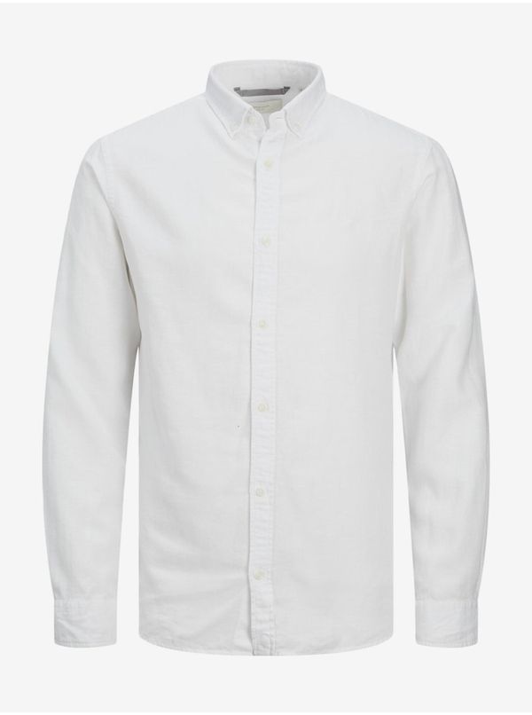 Jack & Jones Men's White Shirt Jack & Jones Maze - Men