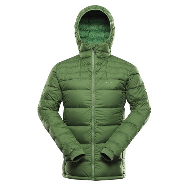 ALPINE PRO Men's winter down jacket with dwr ALPINE PRO ROGIT treetop