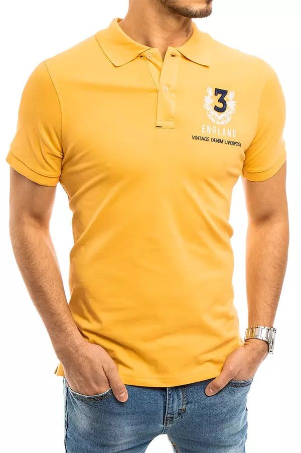 DStreet Men's Yellow Dstreet Polo Shirt