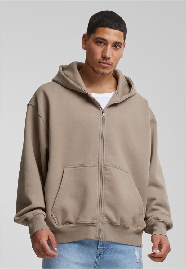 DEF Men's Zip Hoody Brown