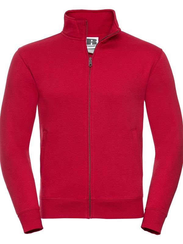 RUSSELL Men's Zip Up Sweatshirt - Authentic R267M 80% Plain Ring-Spun Cotton 20% Polyester (Three-Layer Fabric) 280g