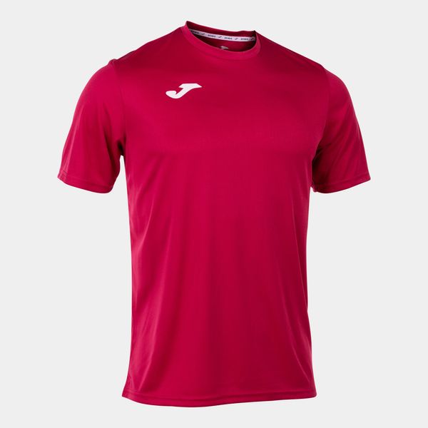 Joma Men's/Boys' T-Shirt Joma Combi S/S Fuchsia Maroon