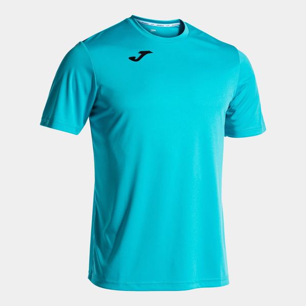 Joma Men's/Boys' T-Shirt Joma T-Shirt Combi S/S Fluor Turquoise