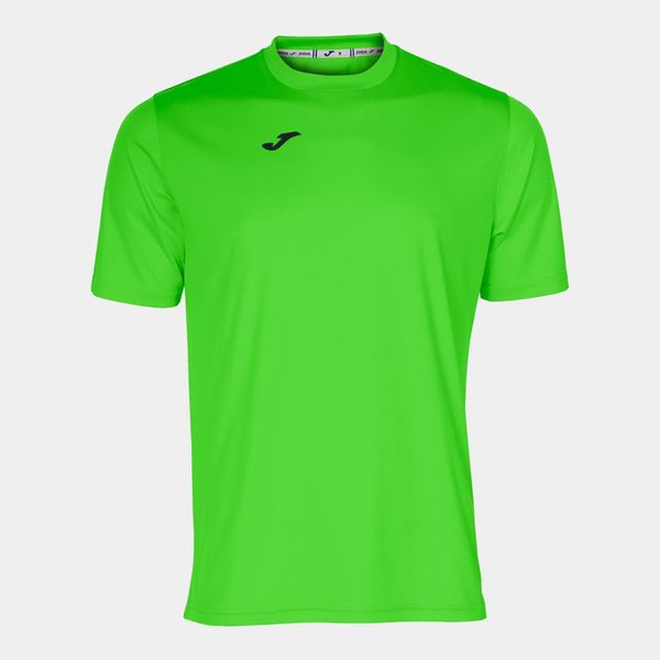 Joma Men's/Boys' T-Shirt Joma T-Shirt Combi S/S Green Fluor