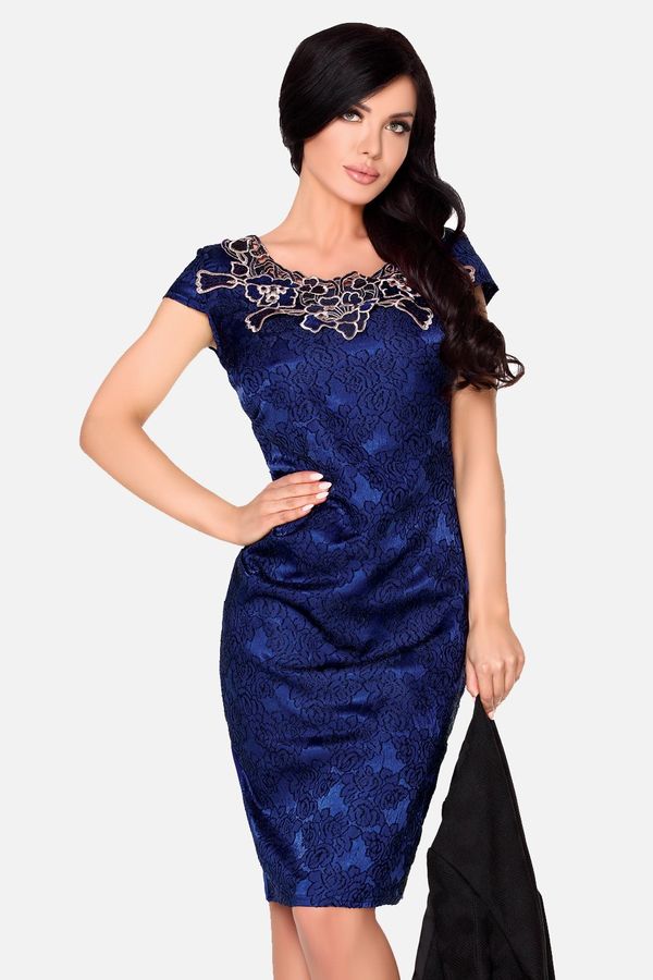 Merribel Merribel Woman's Dress Dani Navy Blue