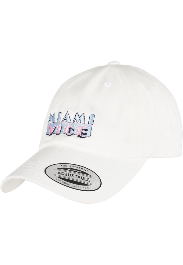 Merchcode Accessoires Miami Vice Logo Dad Cap White