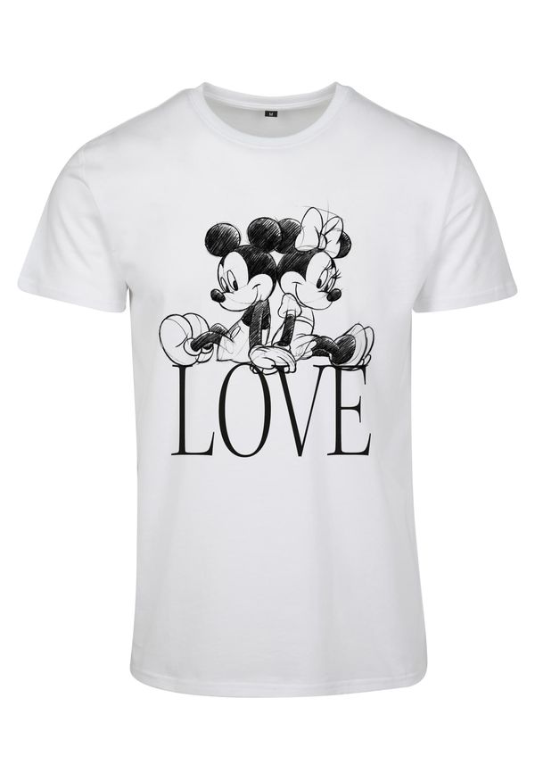 Merchcode Minnie Loves Mickey Tee women's T-shirt white