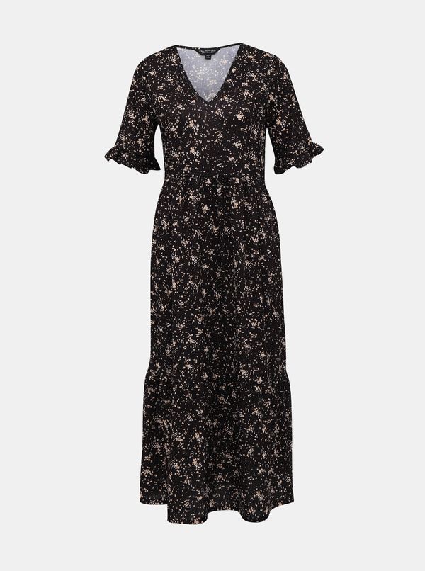 Miss Selfridge Miss Selfridge's Black Patterned Maxi Dress