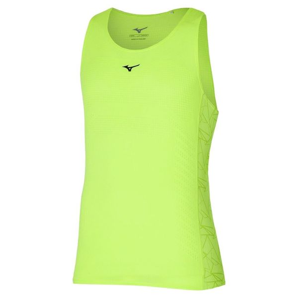 Mizuno Mizuno Aero Tank Neolime XL Men's Tank Top