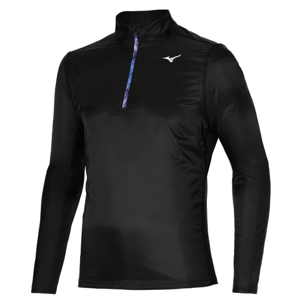 Mizuno Mizuno Hybrid LS HZ/Black Men's Sweatshirt