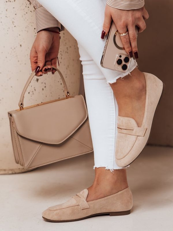 DStreet Mokasyny damskie SOLVIA beżowe Dstreet