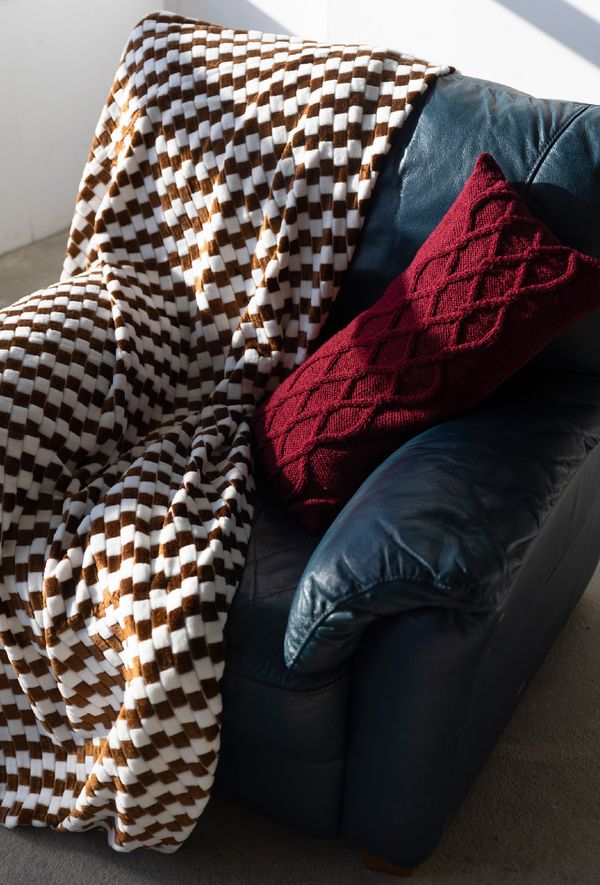 MONNARI MONNARI Woman's Blanket 171327550 /Check Pattern