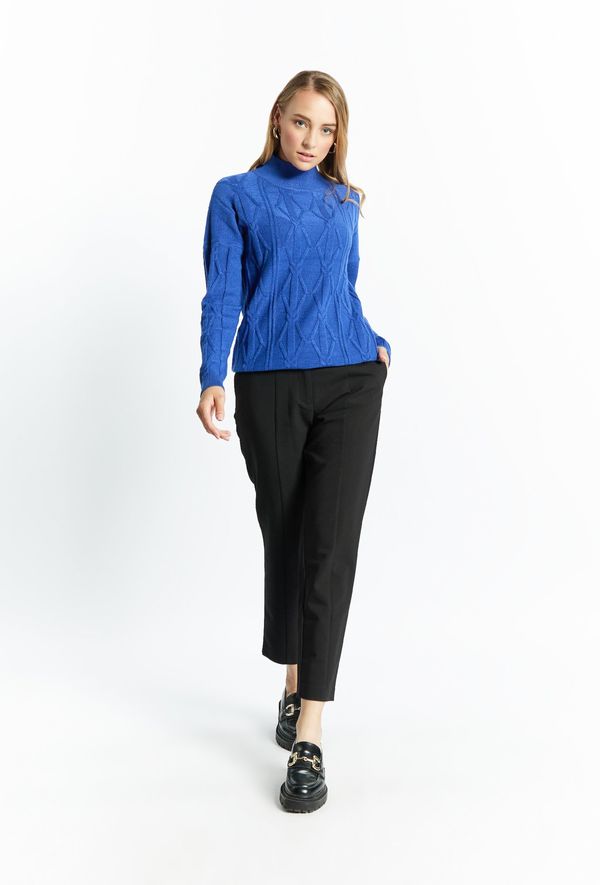 MONNARI MONNARI Woman's Jumpers & Cardigans Sweater With Turtleneck Navy Blue