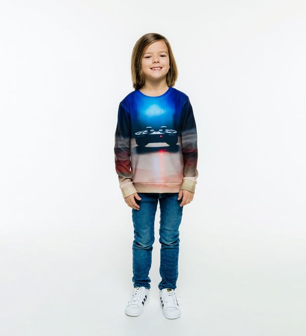 Mr. GUGU & Miss GO Mr. GUGU & Miss GO Kids's Sweater KS-PC532 Navy Blue