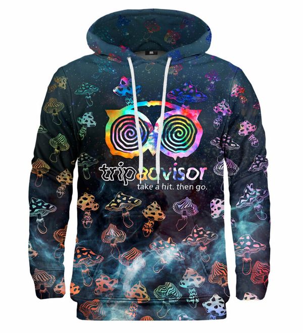 Mr. GUGU & Miss GO Mr. GUGU & Miss GO Unisex's Bad Trip Advisor Hoodie H-K2072