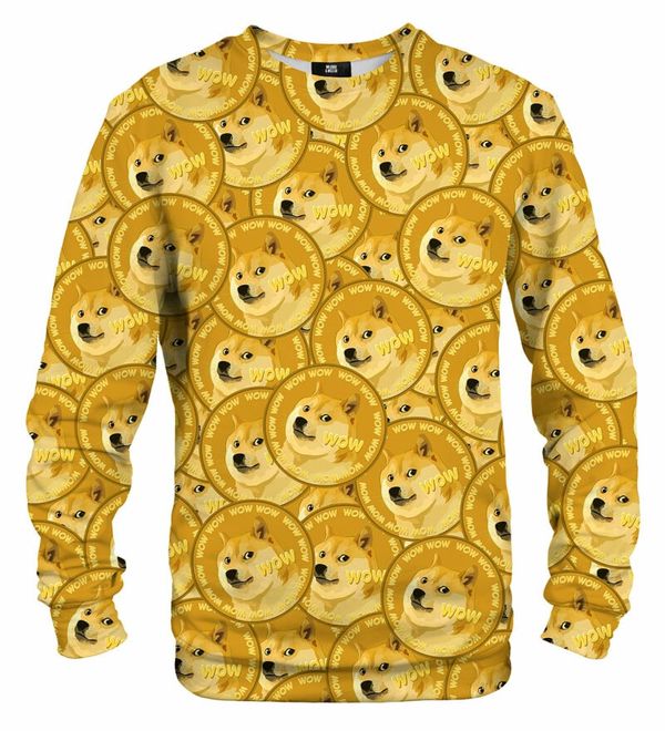 Mr. GUGU & Miss GO Mr. GUGU & Miss GO Unisex's Doge Wow Sweater S-Pc2178