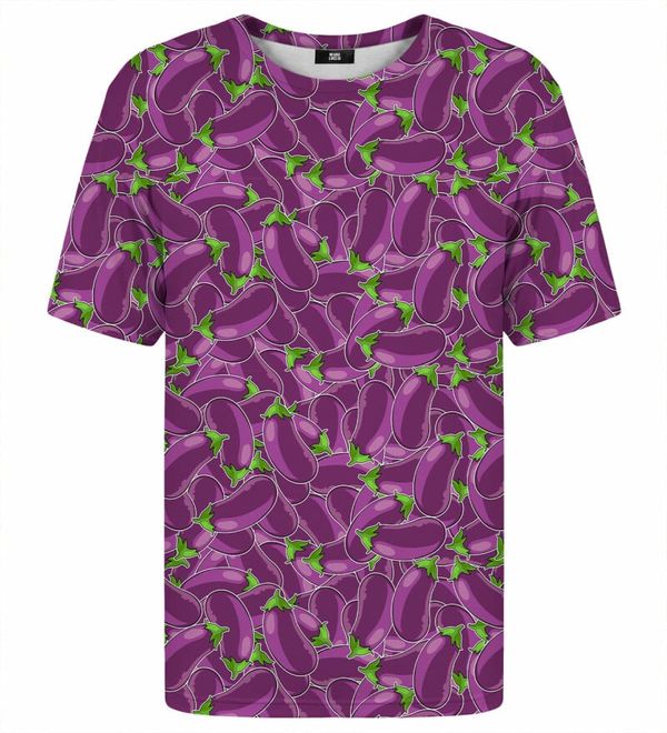 Mr. GUGU & Miss GO Mr. GUGU & Miss GO Unisex's Eggplant T-Shirt Tsh2260