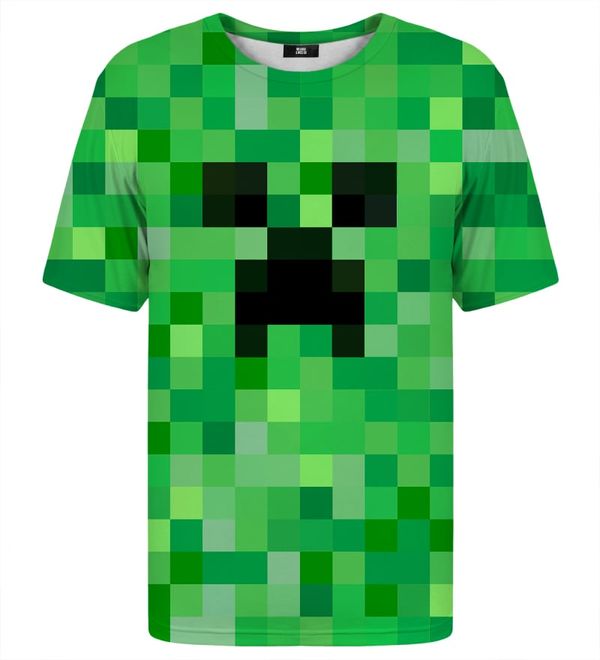 Mr. GUGU & Miss GO Mr. GUGU & Miss GO Unisex's Pixel Creeper T-Shirt Tsh2357