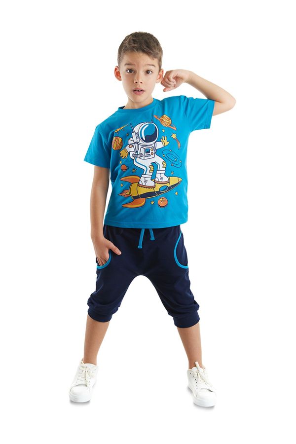 mshb&g mshb&g Astronaut Boy T-shirt Capri Shorts Set